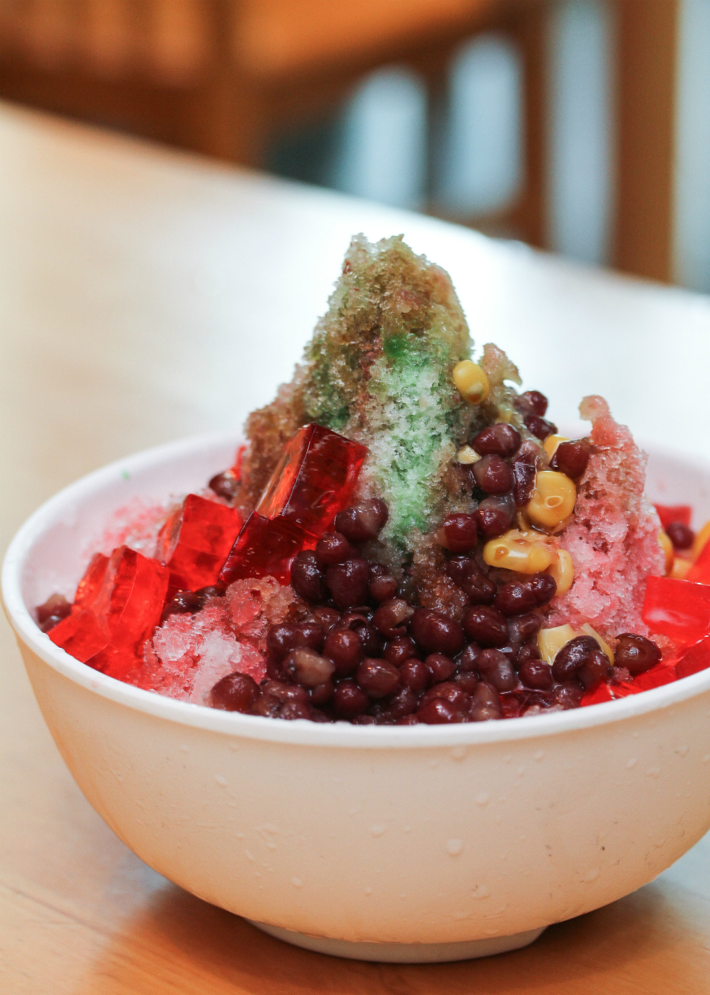We made our own Ice Kachang @ Food Republic
