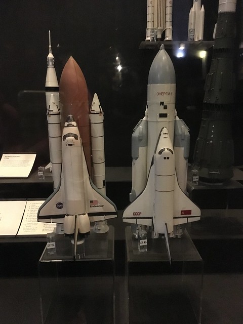 US & USSR shuttle models
