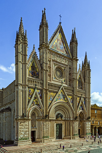 cathedral church duomo italia ornate umbria orvieto italy it